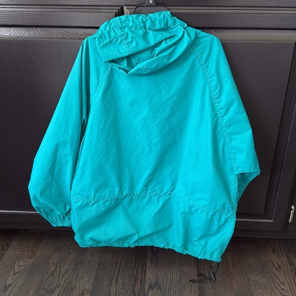 Vintage L.L. Bean Windbreaker Women’s Anorak Pullover Teal Outdoor‎ Hiking Ski M - Picture 13 of 17